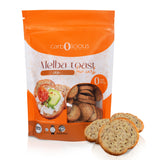 Carbolicious Melba Toast Low-Carb Sugar Free (PLAIN) 4oz 1g Net carbs per 8 slices