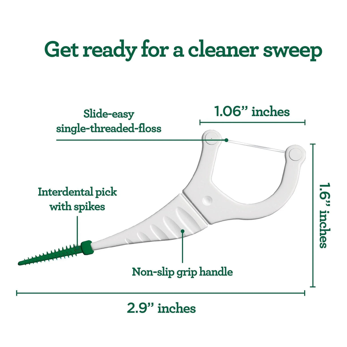 2-in-1 Dental Floss Picks