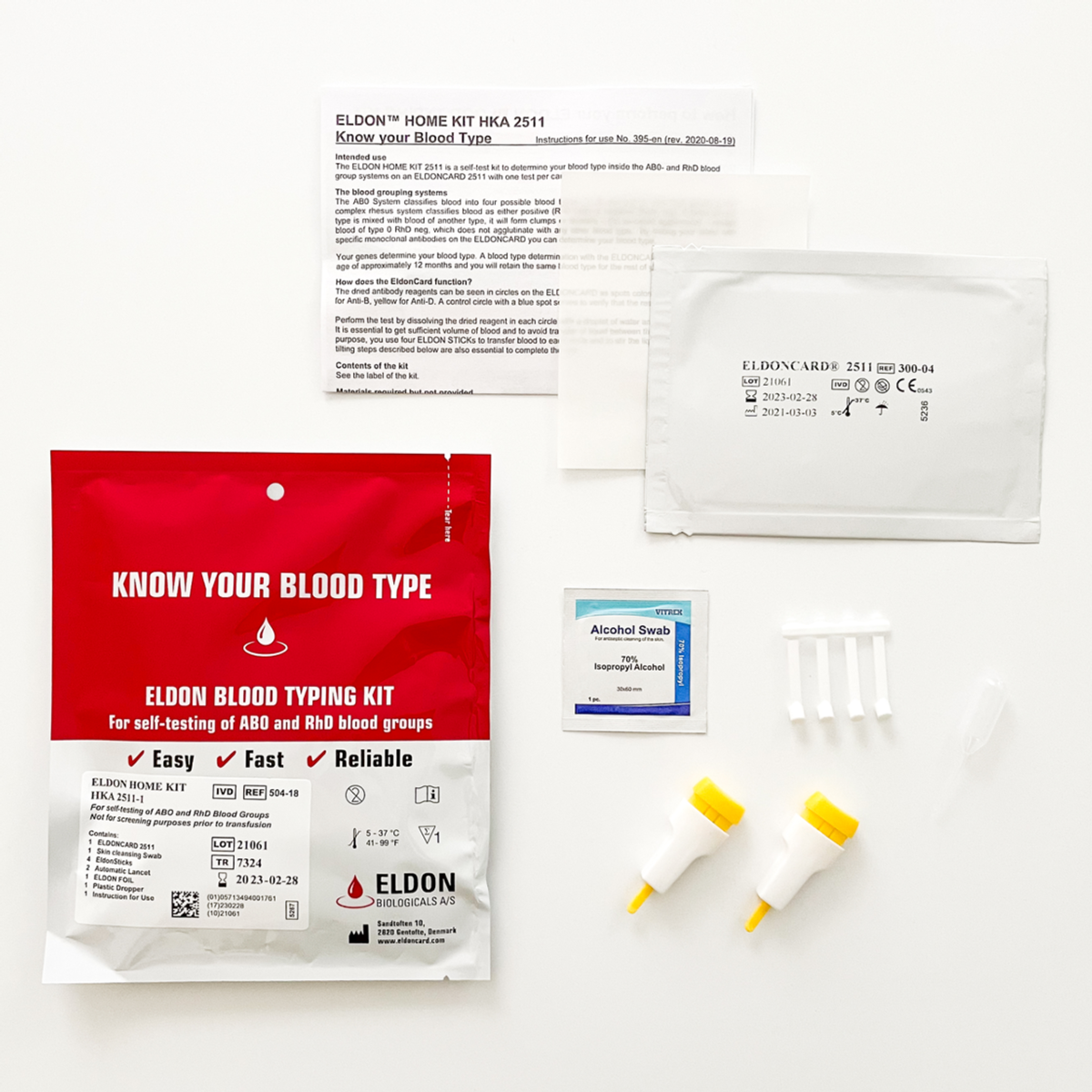 Home Blood Typing Kit 1Kit