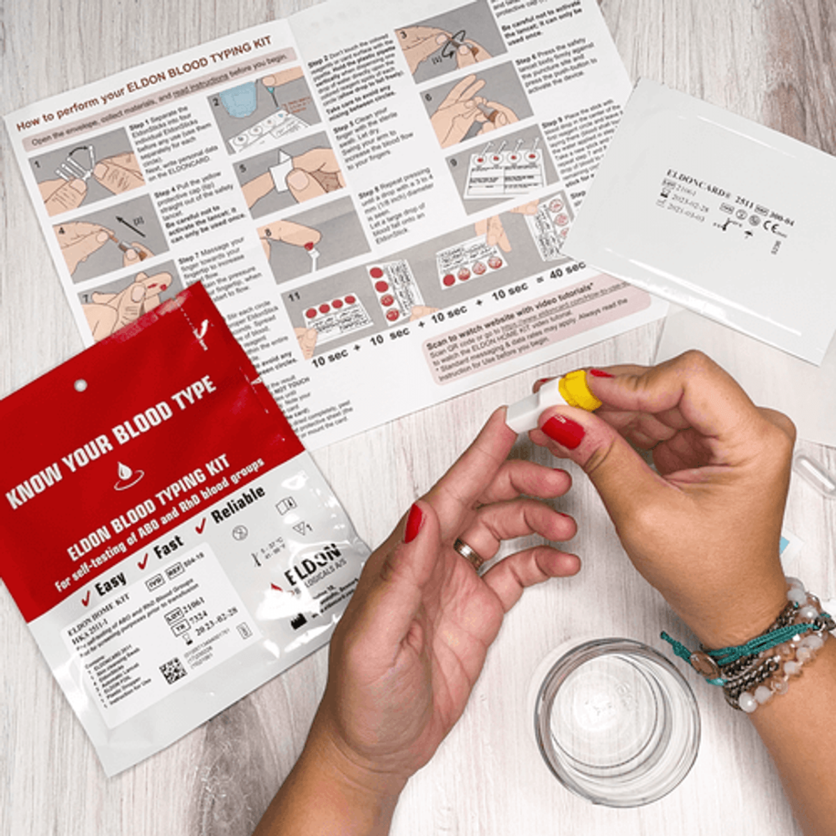 Home Blood Typing Kit 1Kit