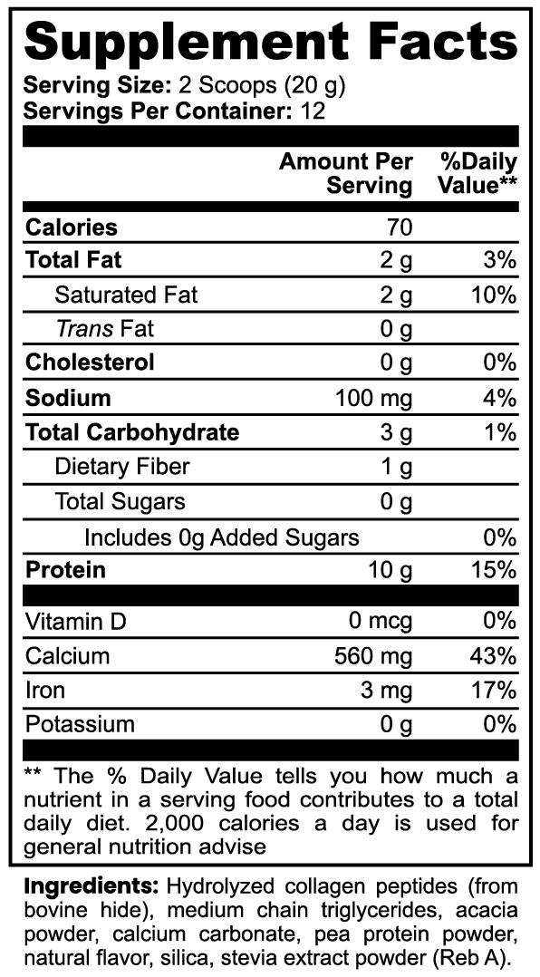 Collagen Peptides | Vanilla