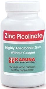 Zinc Picolinate 25 MG 60 Veggie Caps