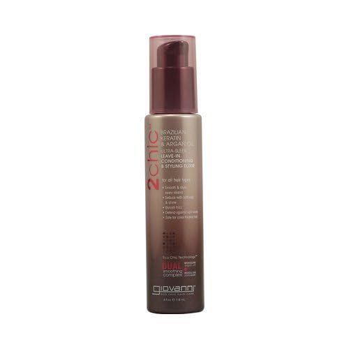 2chic Ultra-Sleek Leave-In Conditioning and Styling Elixir with Brazilian Keratin and Argan Oil 4 fl. oz