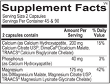 Reacted Cal-Mag 90 Capsules