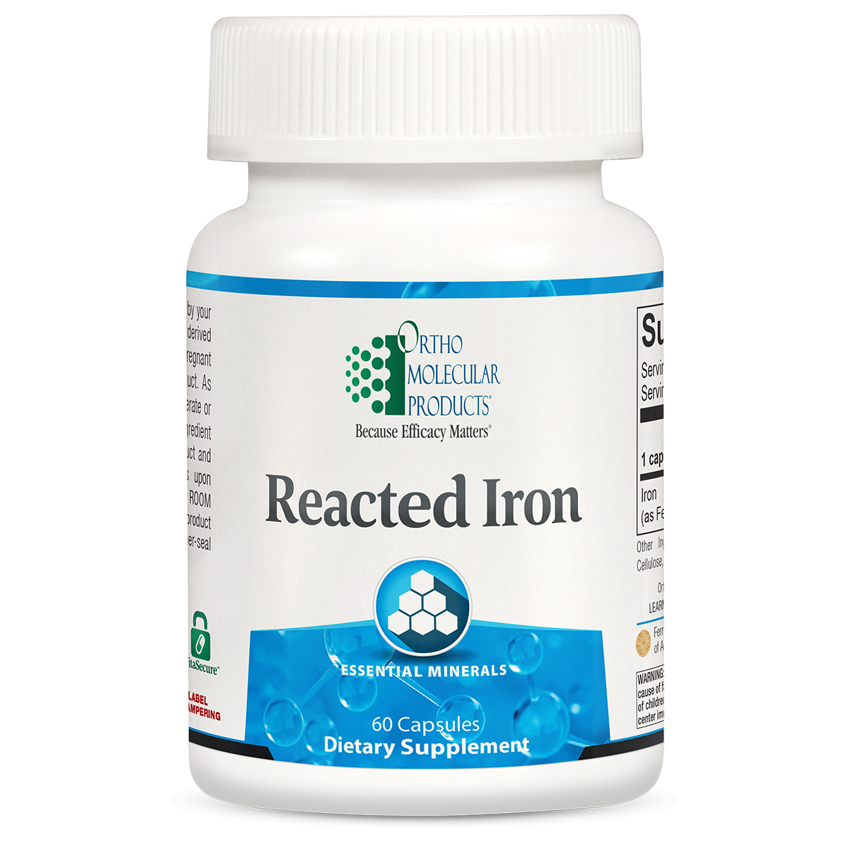 Reacted Iron 60 Capsules