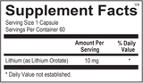 Lithium Orotate 60 Capsules