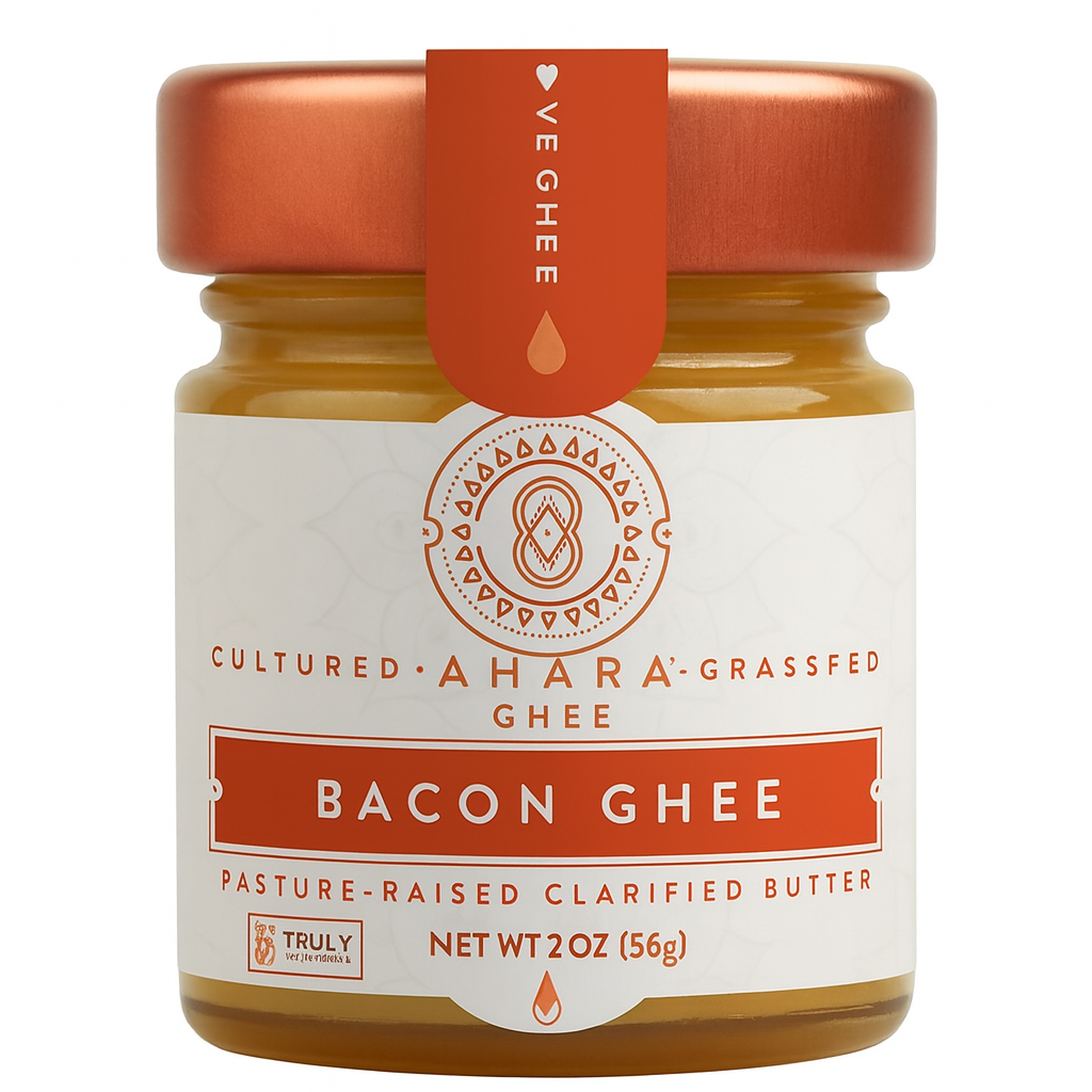 Ahara Rasa Grass-Fed Bacon Ghee | Ahara Rasa