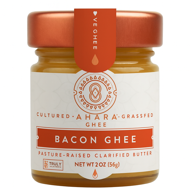 Ahara Rasa Grass-Fed Bacon Ghee | Ahara Rasa