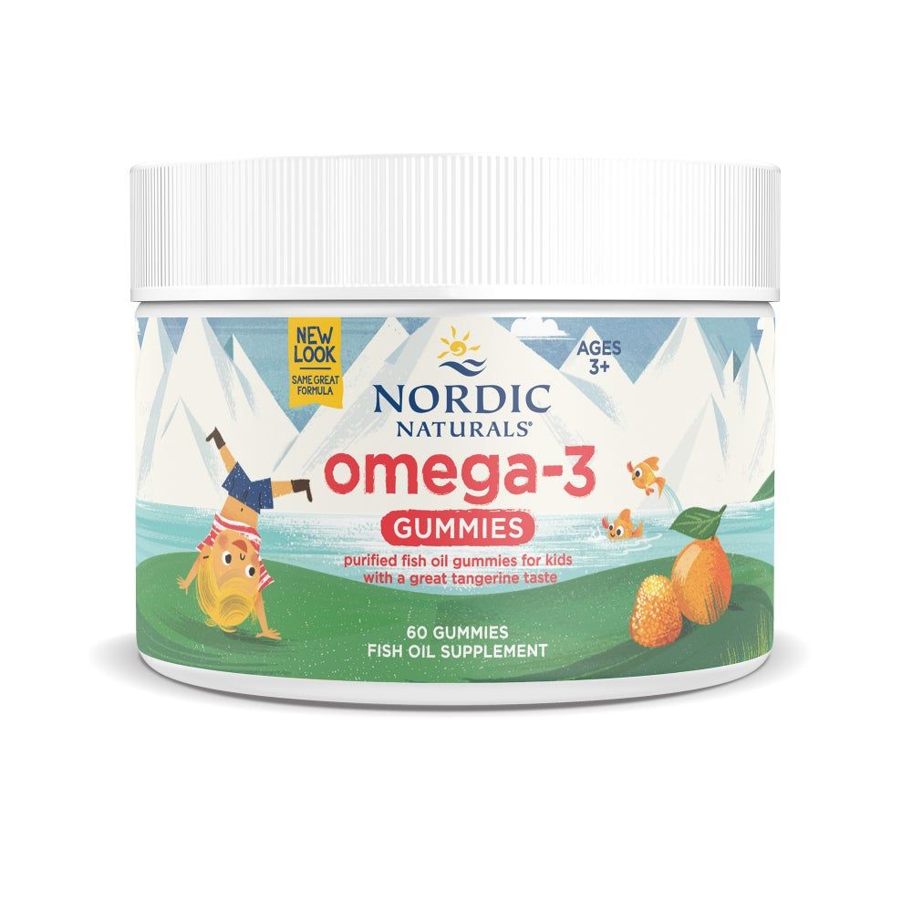 Nordic Omega-3 Gummies 60 Gummies Tangerine