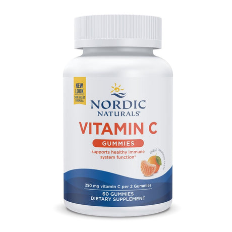 Vitamin C Gummies 250 MG 60 Gummies Tangerine