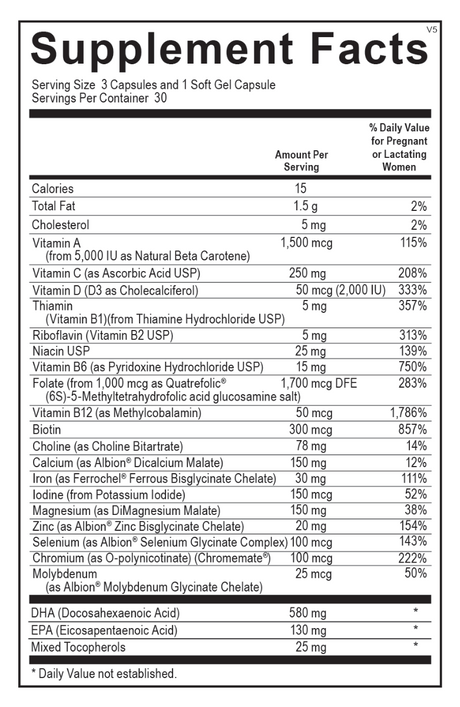 Prenatal Complete with DHA 20 Servings