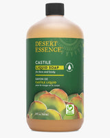 Castile Liquid Soap with Eco-Harvest Tea Tree Oil 32 Fl. Oz Soap