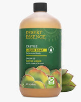 Castile Liquid Soap with Eco-Harvest Tea Tree Oil 32 Fl. Oz Soap