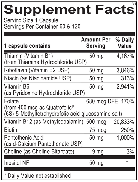 Methyl B Complex 120Capsules