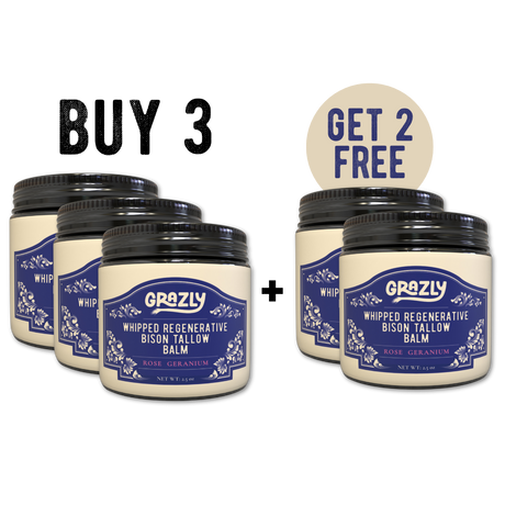 Whipped Bison Tallow & Manuka Honey Moisturizing Balm