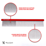Detangling Comb for Dogs - 10" Strong and Durable Grooming