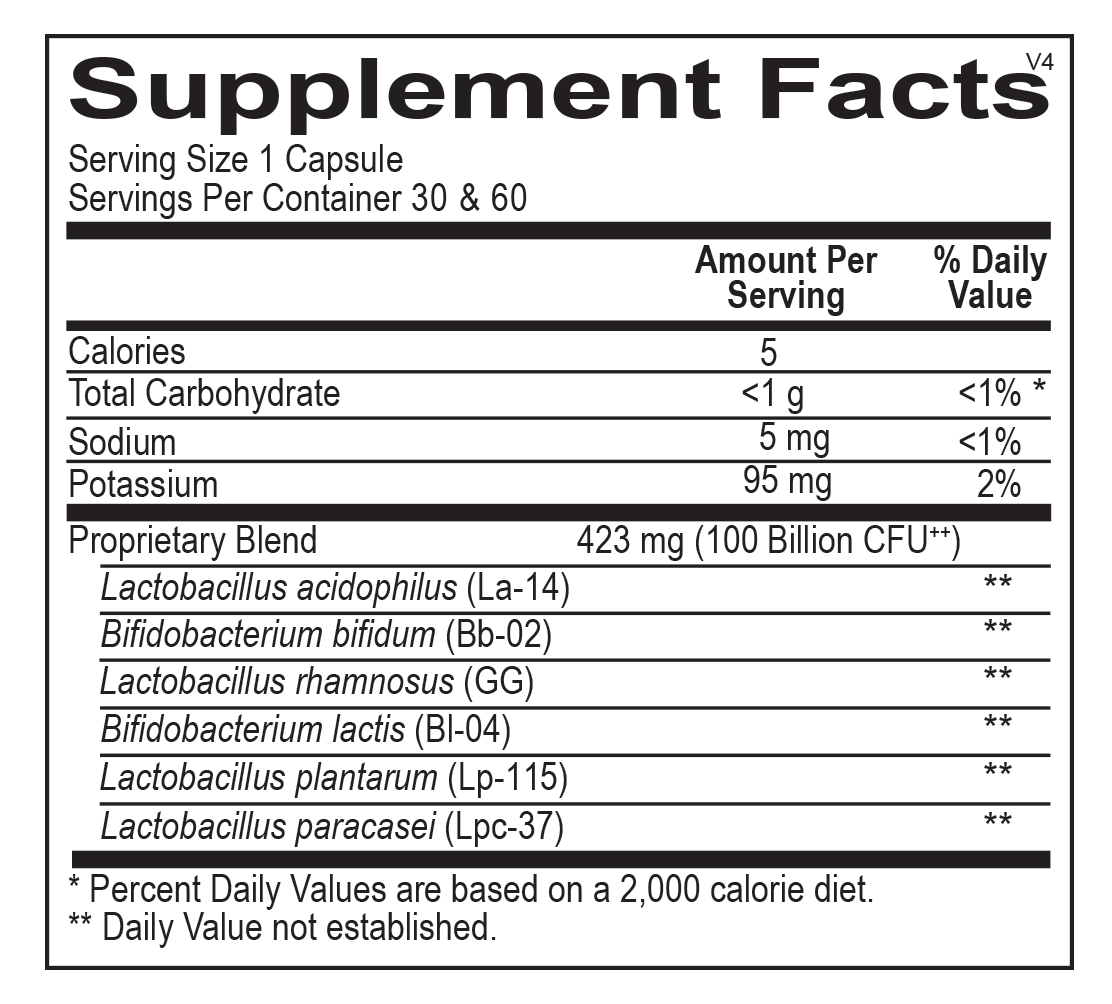 Ortho Biotic 100 100 Billion 30 Capsules