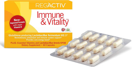 Reg'Activ Immune & Vitality 60 Capsules