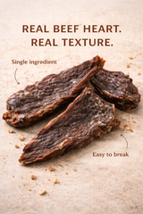 Beef Heart for Dogs & Cats | Protein-Rich Treat | Whisker & Tail Co.