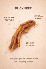 Whisker & Tail Co Duck Feet for Dogs | Natural Chew | Whisker & Tail Co.