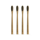 Nano Silver Infused Bamboo Kids Toothbrush 4 Pack