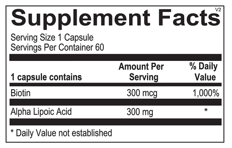 Lipoic Acid 300 MG 60 Capsules