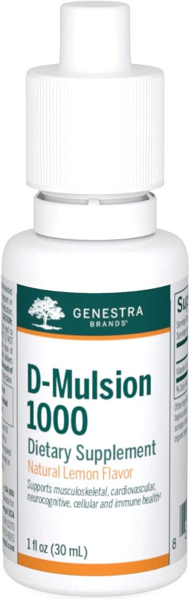 D-Mulsion 1000 1 fl. oz (30mL) Drops Natural Lemon