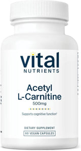 Acetyl L-Carnitine 500 Mg 60 Capsules