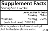 Vitamin D3 2000 IU 120 Softgels