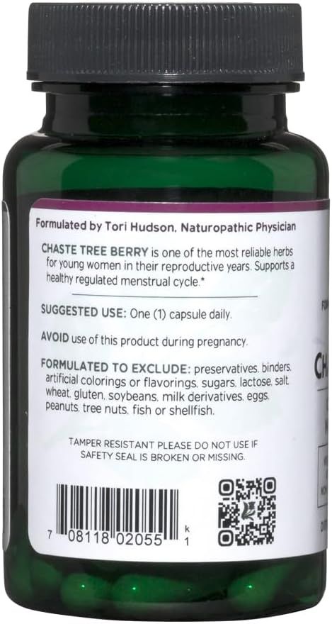 Chaste Tree Berry 60 Veggie Caps