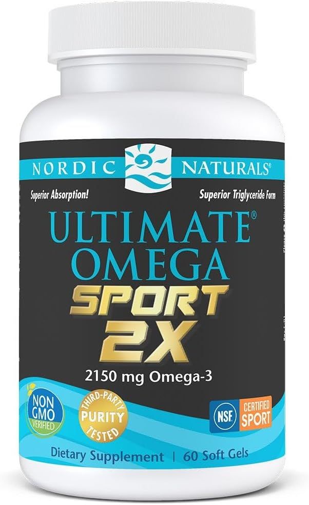 Ultimate Omega Sport 2 X 60 Softgels Lemon