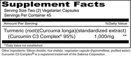 Curcumin 1,000 90 Veggie Caps