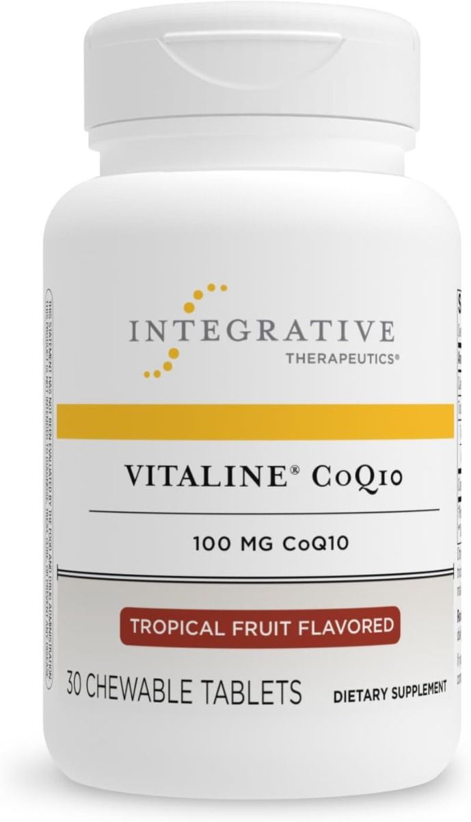 Vitaline CoQ10 Chewable 100 MG 30 Chewable Wafers Tropical Fruit