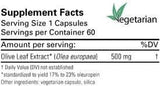 Olive Leaf Extract 60 Capsules