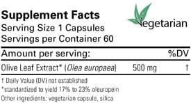 Olive Leaf Extract 60 Capsules