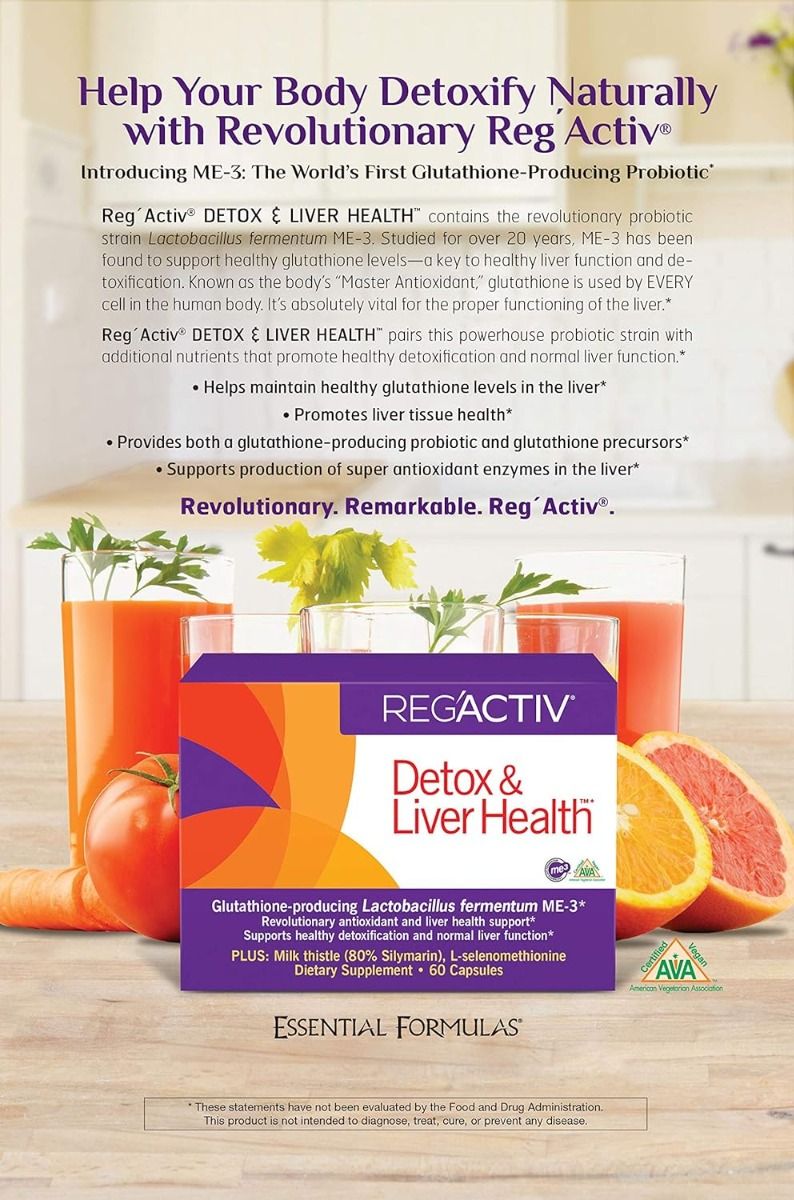 Reg'Activ Detox & Liver Health 60 Capsules