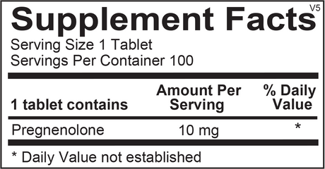 Pregnenolone 100 Tablets