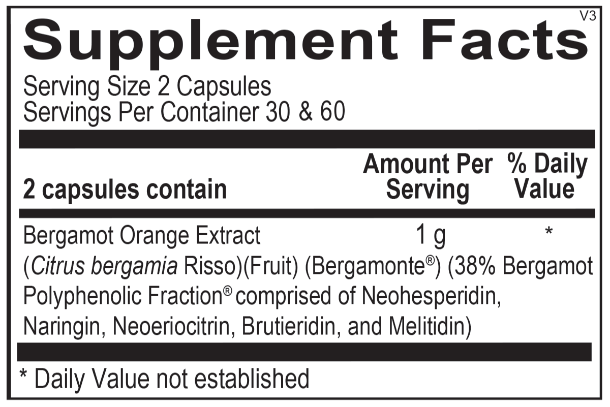 Bergamot BPF 60 Capsules