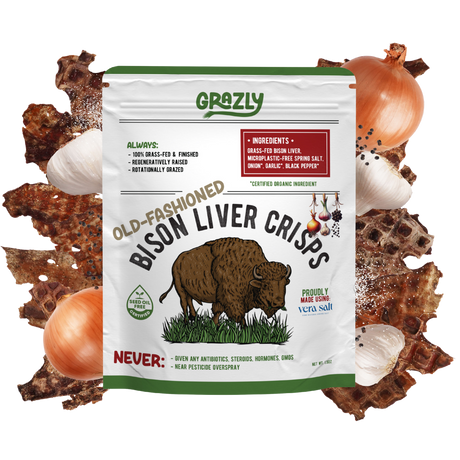 Bison Liver Crisps - 100% Grass-Fed/Finished
