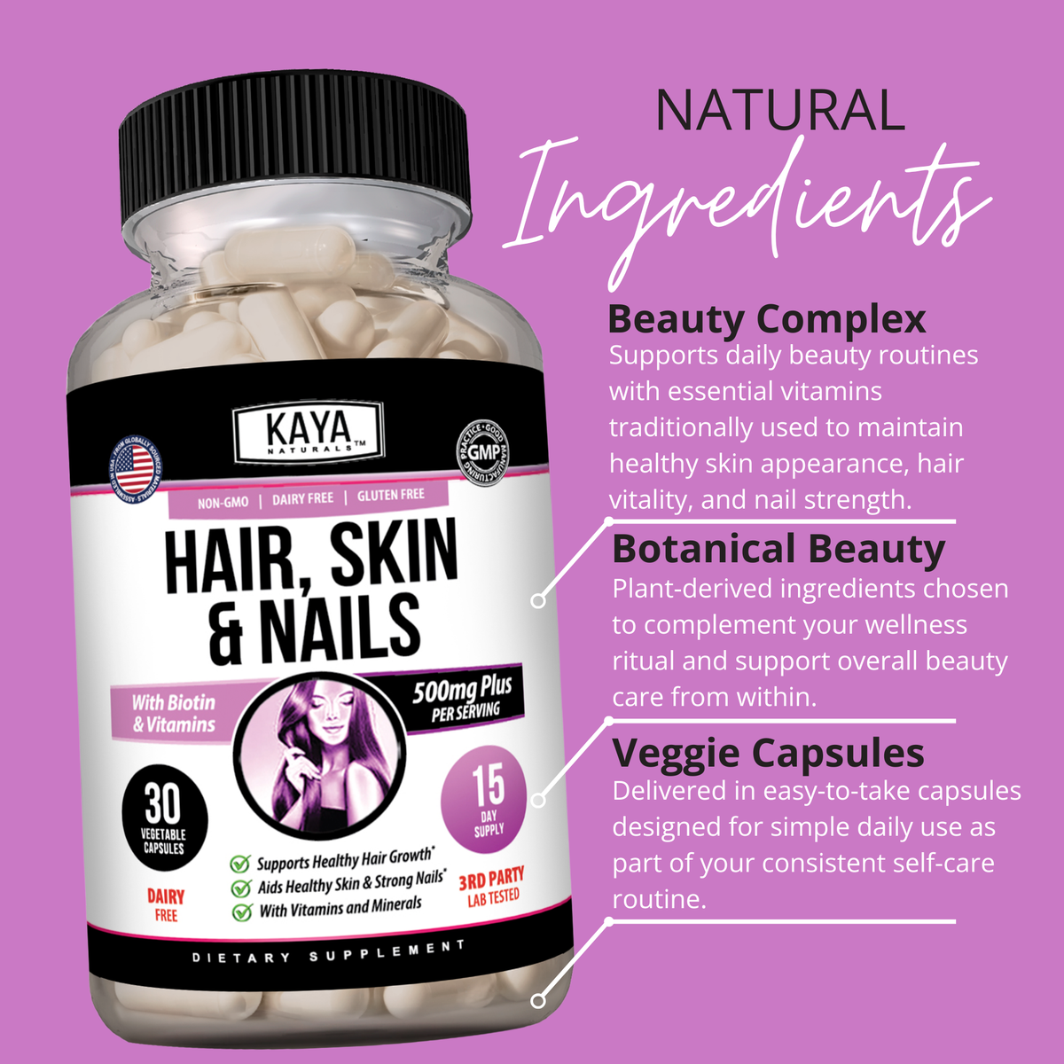 Kaya Naturals Hair Skin & Nails