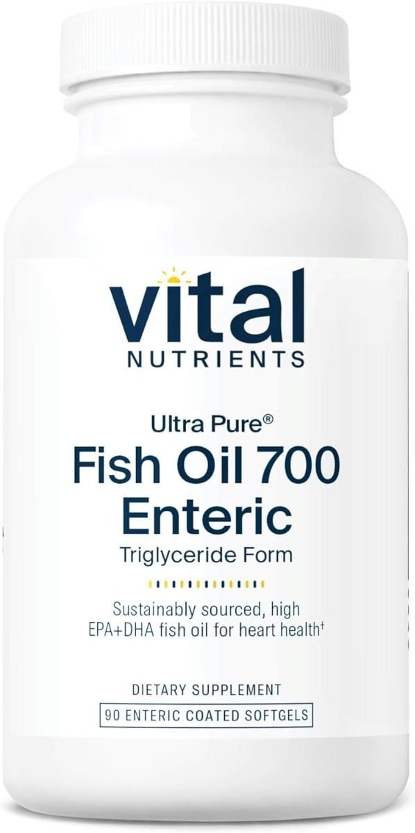 Ultra Pure Fish Oil (Enteric Coated) 700 MG 90 Capsules Unflavored