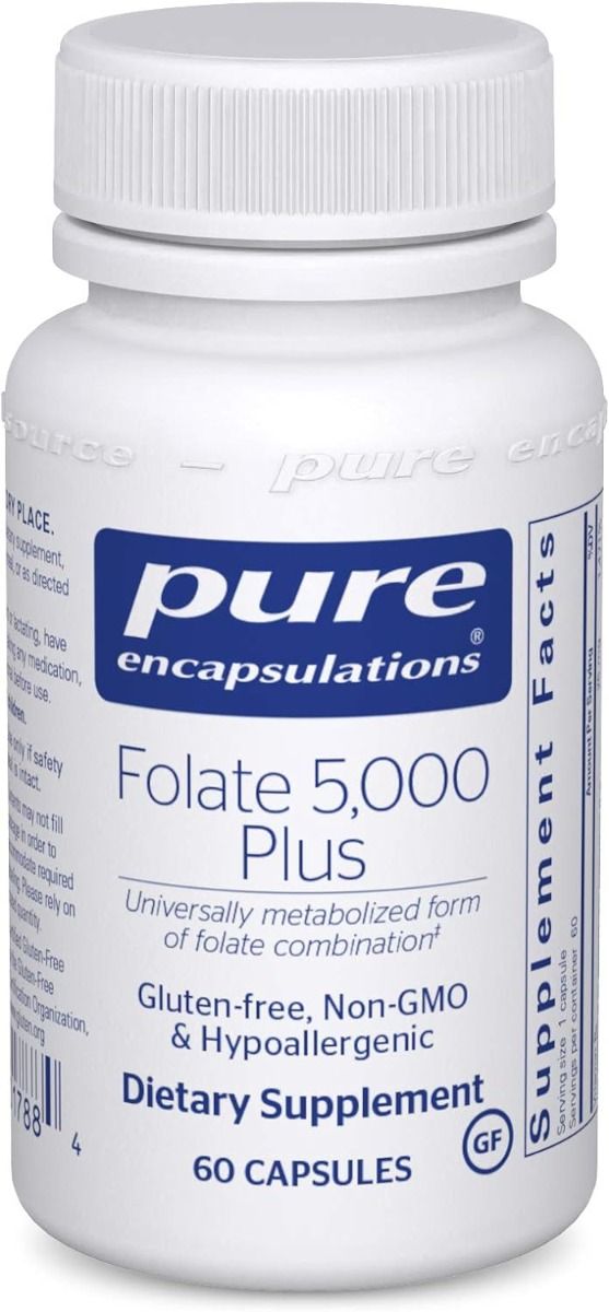 Folate 5,000 Plus 5000 MCG 60 Veggie Caps