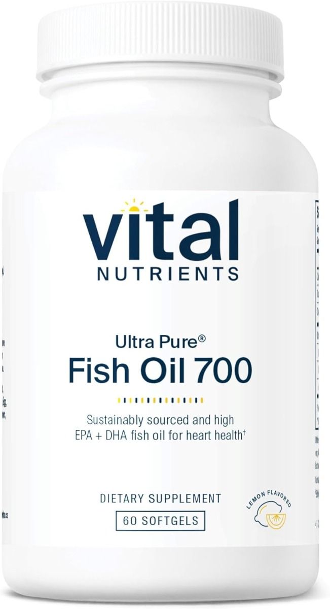 Ultra Pure Fish Oil 700 60 Softgels Lemon