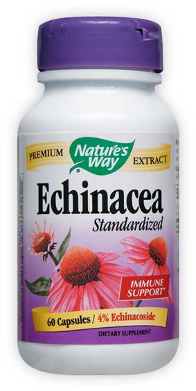 Natures Way, Echinacea Standard Extract 60 Capsules