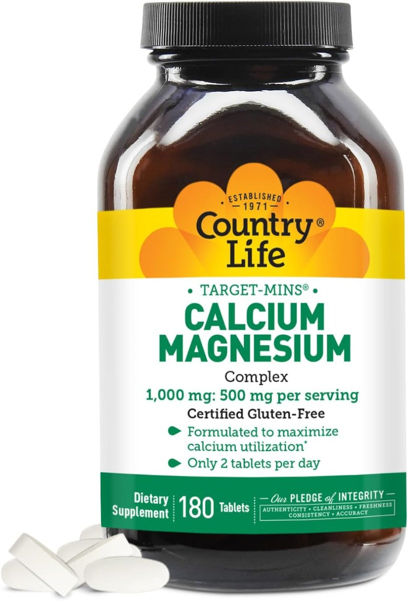 Calcium Magnesium Complex 500 MG/1000 MG 180 Tablets