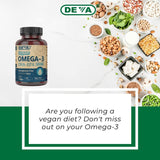 Deva Vegan Omega-3 DHA 200 MG 90 Softgels