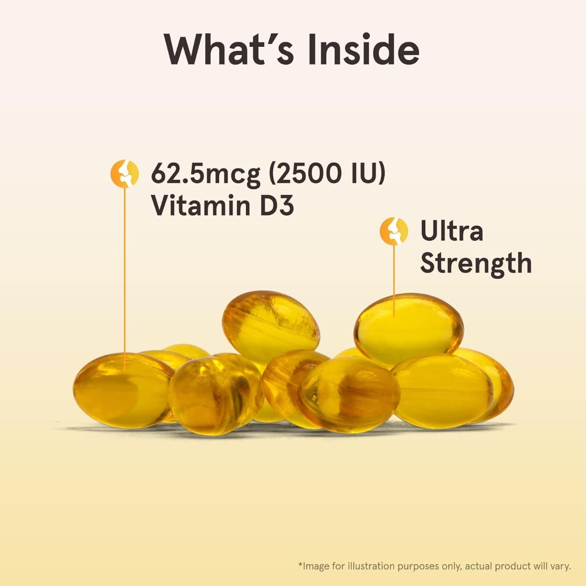 Vitamin D3 2500 IU 100 Softgels