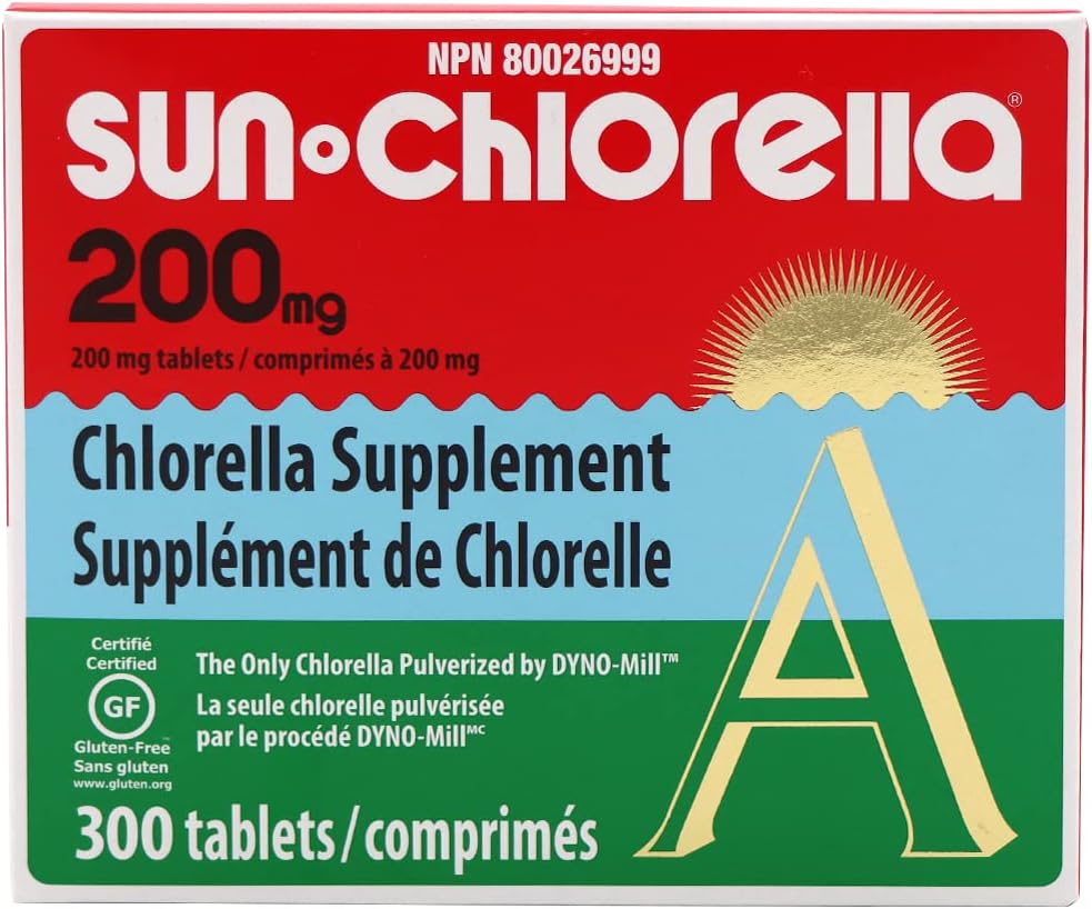 Sun Chlorella, A Tablets - 200 mg - 300 Tablets