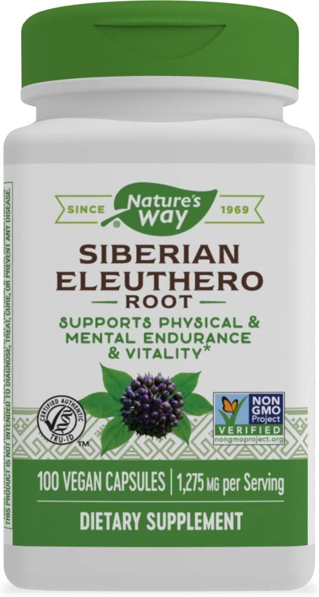 Eleuthero Siberian 100 Capsules