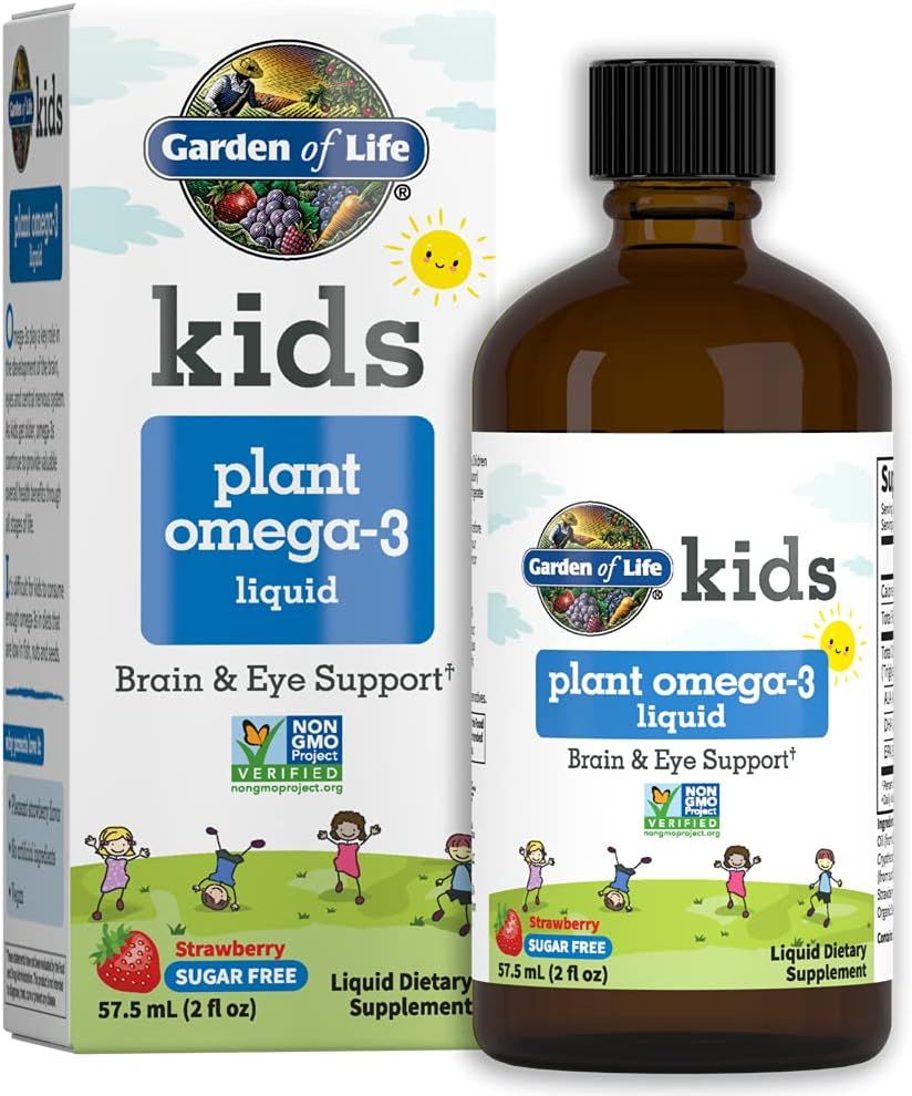 Kids Plant Omega-3 2 Oz Liquid Strawberry